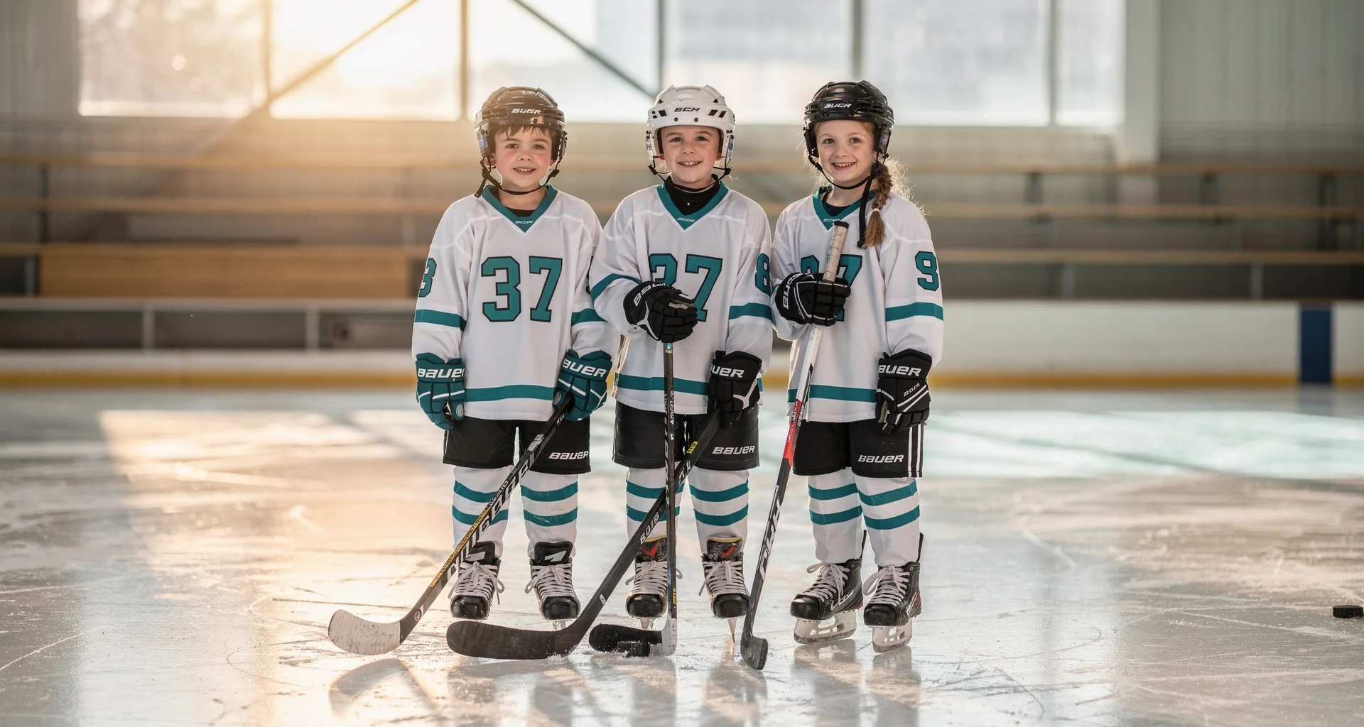 Mentorat dek hockey jeunes joueurs vestiaire